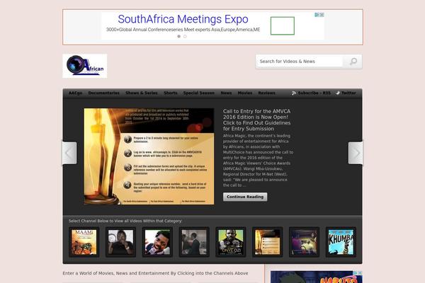 On Demand theme site design template sample