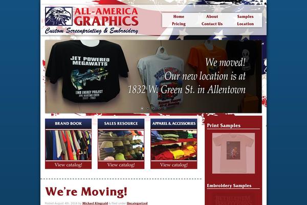 Bones theme site design template sample