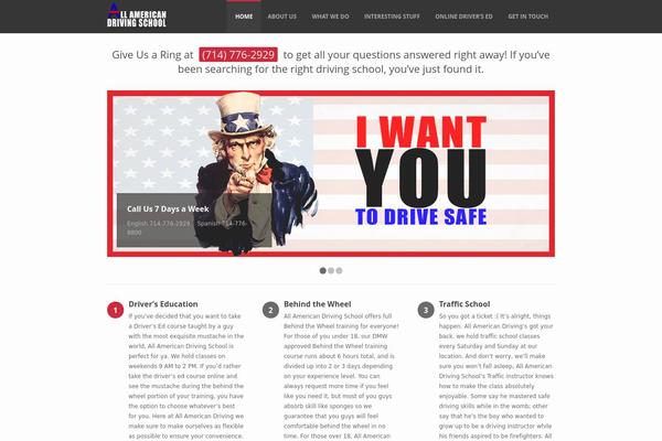 allamericandriving.com site used Sensation
