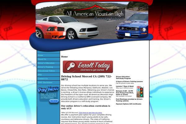 allamericandrivingschoolca.com site used Startertheme