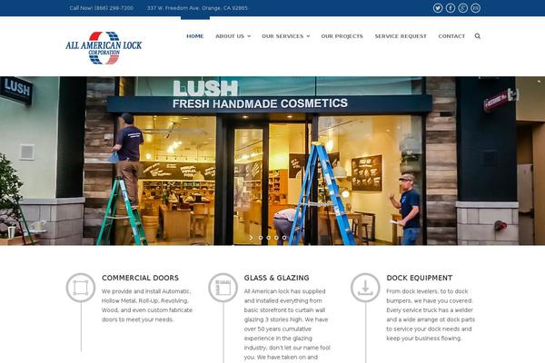 Corporative theme site design template sample