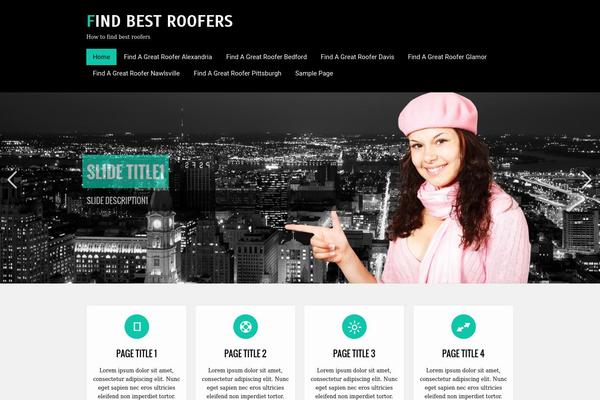 BoldR Lite theme site design template sample