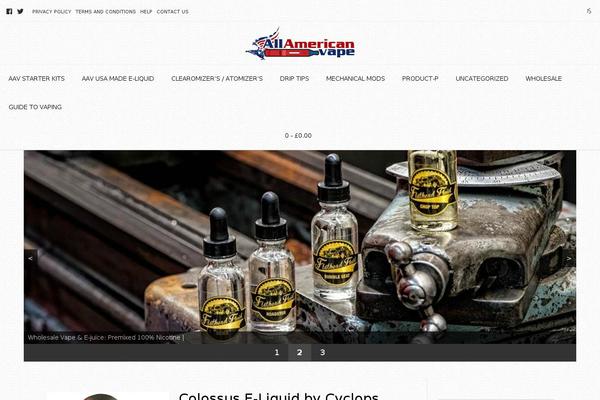 Vogue theme site design template sample
