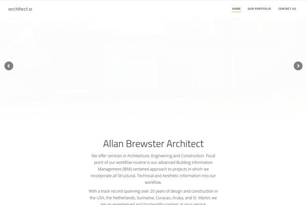 Ambient theme site design template sample