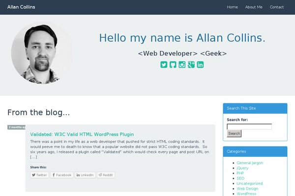 allancollins.net site used Allancollins