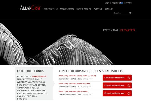 allangray.com.au site used Agaus