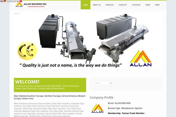 BUILDER theme site design template sample