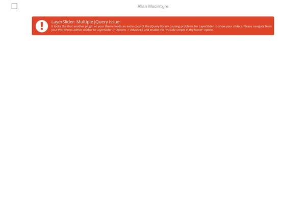 allanmacintyre.com site used Bridge Child