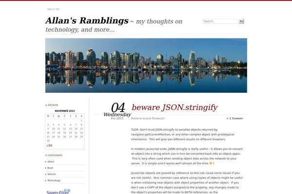 Chateau Theme theme site design template sample