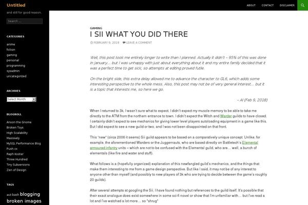 Site using Crayon Syntax Highlighter plugin
