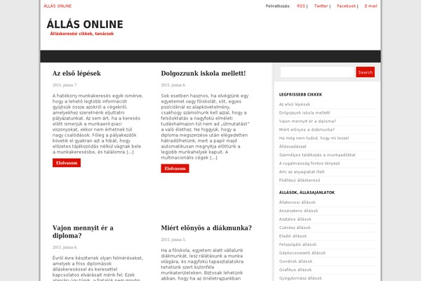 Thewebnews theme site design template sample