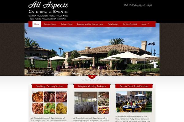 The Restaurant theme site design template sample