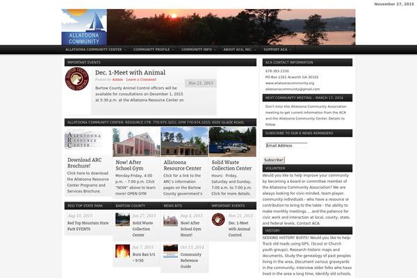 WordPress website example screenshot