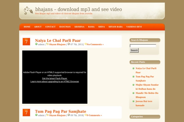 Donovan theme site design template sample
