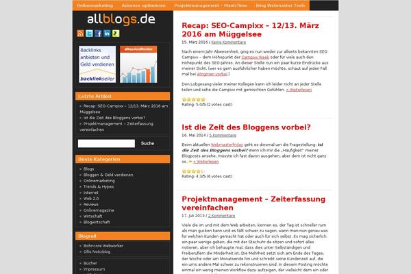 zeeReputation theme site design template sample