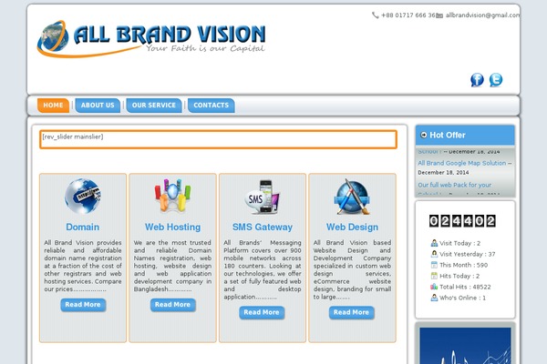 allbrandvision.com site used Allbrandvision