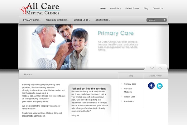 allcareclinics.com site used TheSource