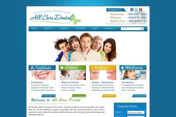 Enterprise theme site design template sample