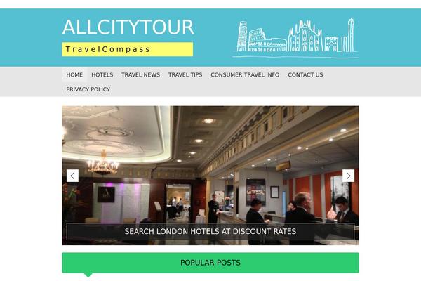 Travel in Italy theme site design template sample