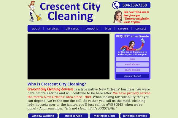 Pristine theme site design template sample
