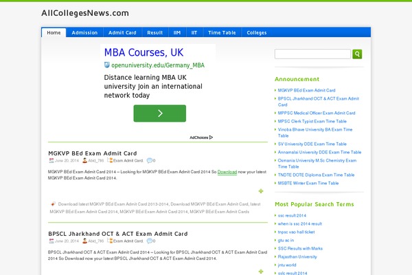 Blue Modern theme site design template sample