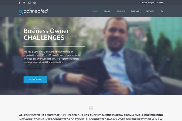 Quince theme site design template sample