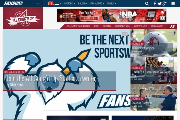 Fansided_v4 theme site design template sample