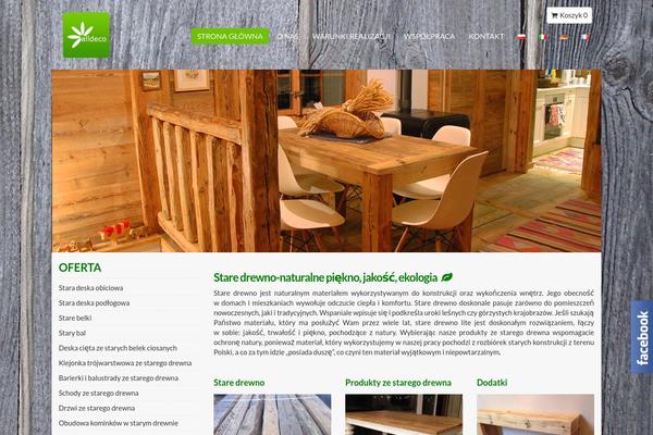 MX theme site design template sample