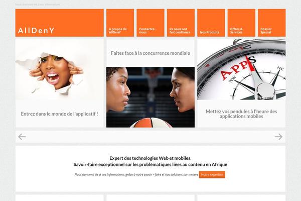 Metro theme site design template sample