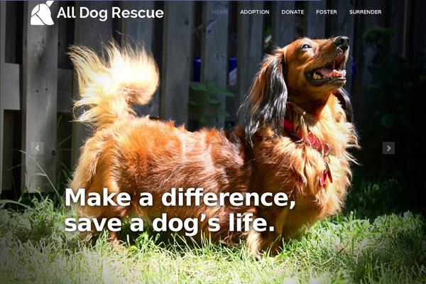 Site using Petfinder-search-rescue plugin