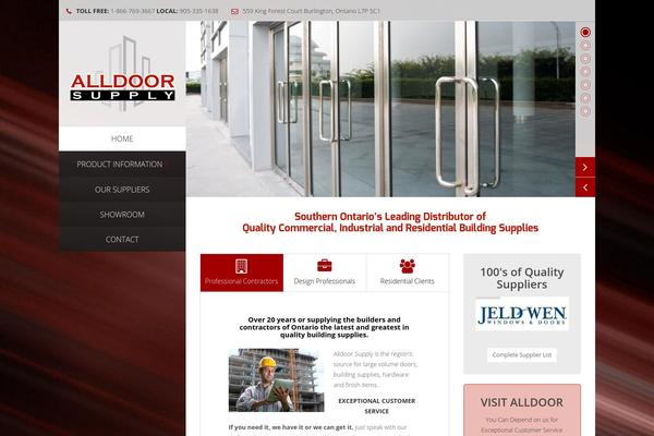 Vertikal theme site design template sample