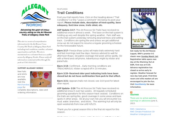 alleganynordic.org site used Ari