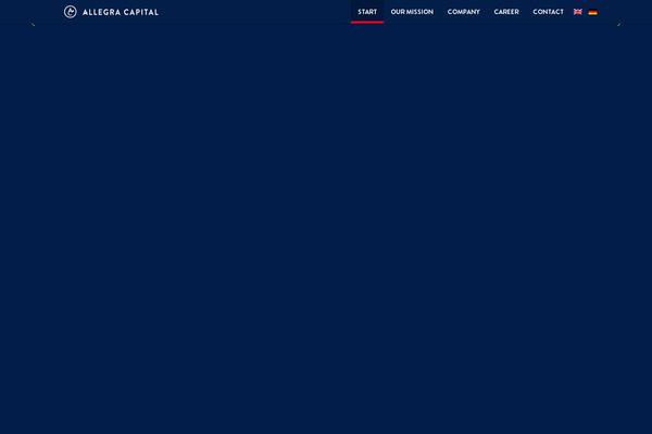 Allegra theme site design template sample