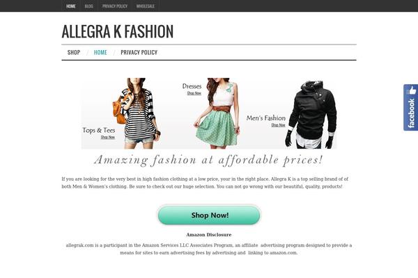 Fashionistas theme site design template sample