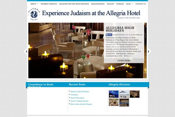 Organic_bold_blue theme site design template sample
