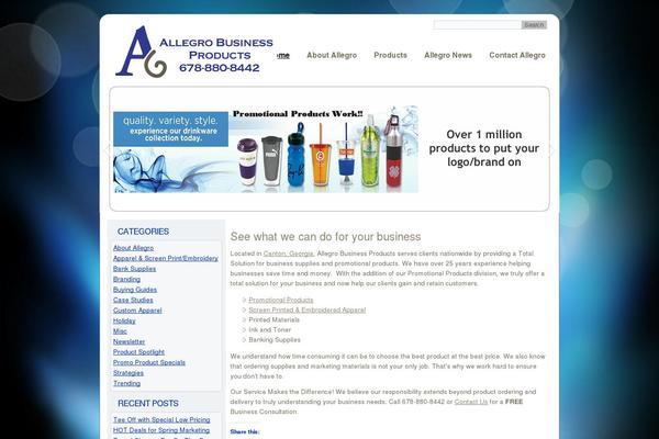 allegrobusinessproducts.com site used Allegro