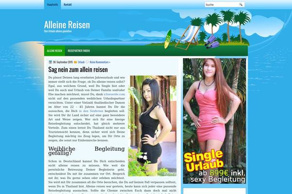 alleine-reisen.net site used Bluetravel
