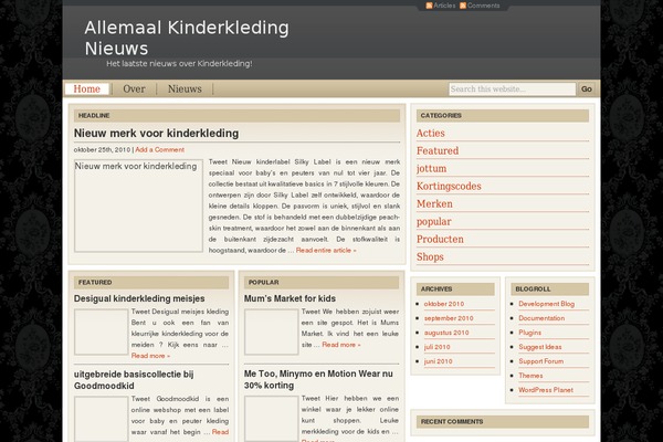 Cover WP theme site design template sample