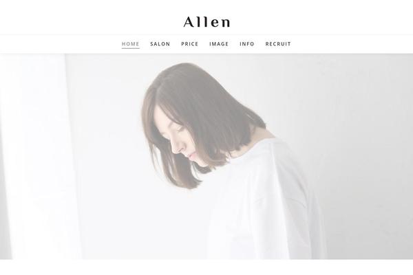The7 Child theme site design template sample