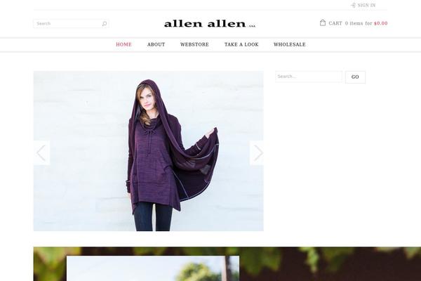 Legenda theme site design template sample