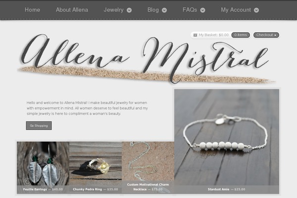 Artificer theme site design template sample