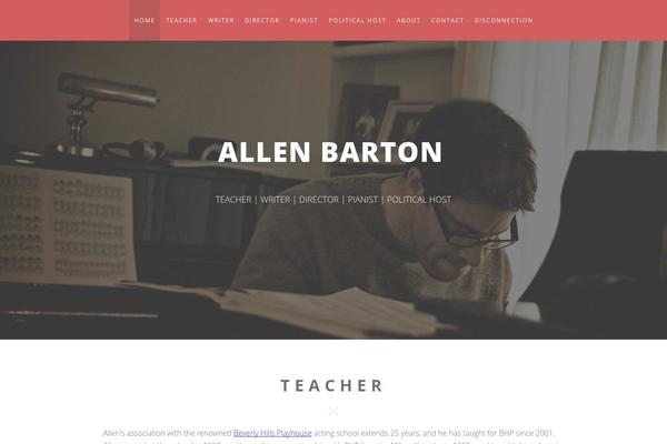 Dry Wp theme site design template sample