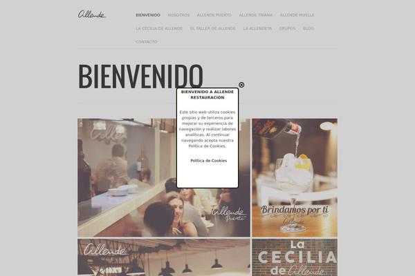 Cartel theme site design template sample
