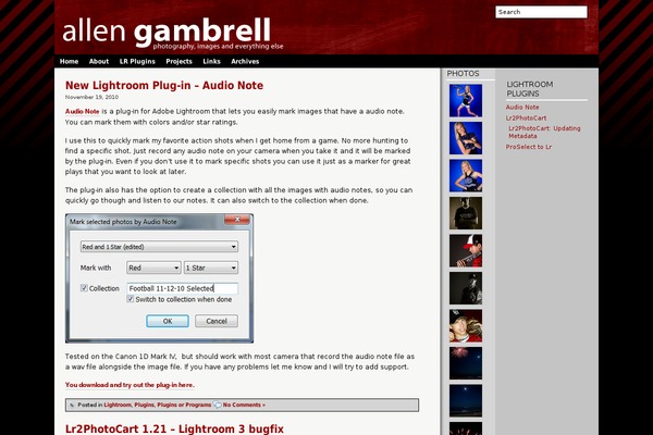Site using Cforms plugin