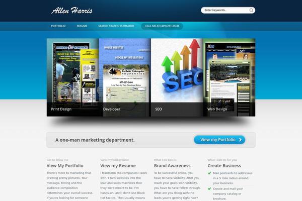 Showtime 3.3 theme site design template sample