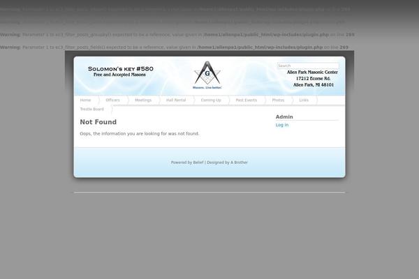 Azul theme site design template sample