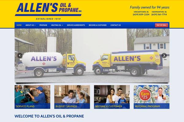 allensoilandpropane.com site used Allens