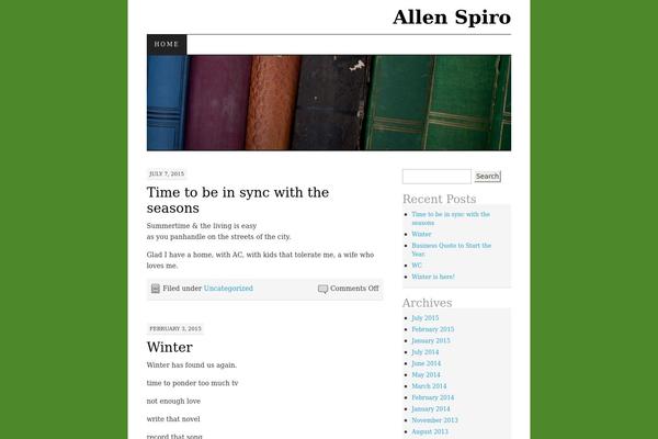 Pilcrow theme site design template sample