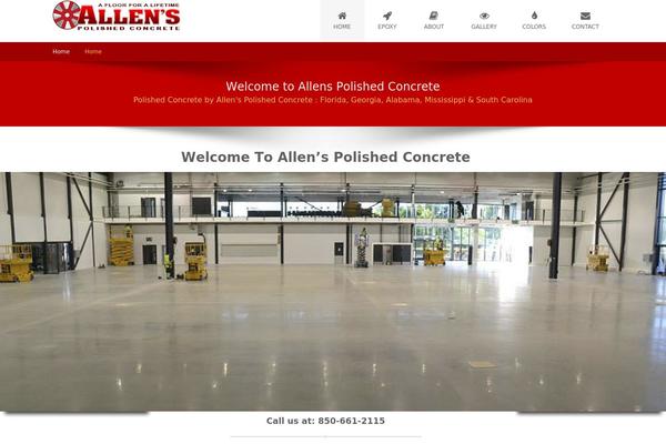 allenspolishedconcrete.com site used Lecia