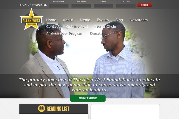 allenwestfoundation.org site used Allen-west-foundation